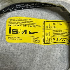 Nike ISPA Letter Print Loose Fit Crew Neck Long Sleeve Mens Size XL FJ7374-050