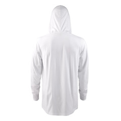 Men’s T Shirt Long Sleeve Hooded Light Weight Fishing Gym Workout Safety Hoodie
