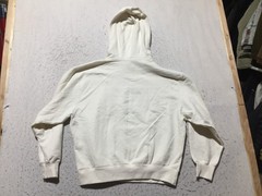 NEW Hanes Hoodie Mens L Large Cream Ivory Hooded Pockets