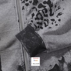 VINTAGE LEOPARD HOODED HOODIE FOREVER VALLEY CHEETAH CARDIGAN JUMPER SWEATSHIRT