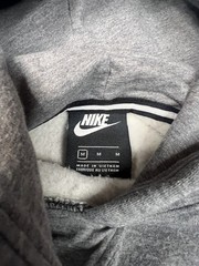 Vintage Nike Retro Grey Pink Blue Color block Hoodie Sz M Multiple Tags 2k Hip