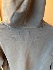 Buck Mason Blue Heavy Hoodie Sweatshirt Men’s Front Pocket Sz. M