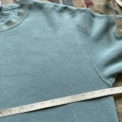 Vintage Green Sweatshirt 90s Lee Solid Plain Basic Medium Crewneck Pistachio