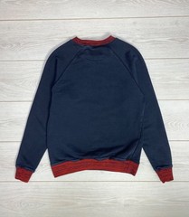 Vivienne Westwood Anglomania Sweatshirt Navy Blue Red Raglan Logo Size S