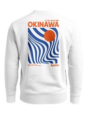 Okinawa Kyushu Japan Design Back Print Sweatshirt Mens Jumper Retro