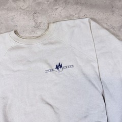 Vintage 80s Pine Grove Forest Sweatshirt Nature Outdoors Camp Style USA • XL