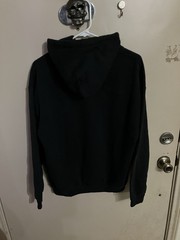 Hook Up Skateboards, Black Hoodie Size Medium Alice In Wonderland
