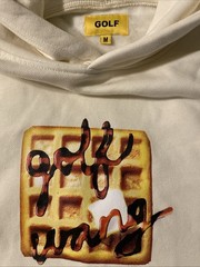 GOLF WANG BREAKFAST HOODIE White MEDIUM Fall/Winter 2022 Syrup & Waffle Thick