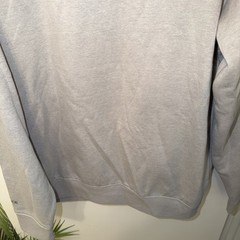 Men’s Carhartt Force Hoodie Large Gray Relaxed Fit Graphic Logo Lightweight