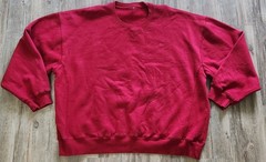 Vintage Russell Athletic Crewneck Blank sweatshirt 3XL (Red/Crimson)