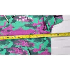 WESC Tie Dye Hoodie Purple Green Pullover Streetwear Size Medium Unisex
