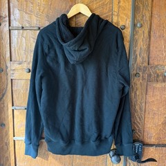 Goodfellow & Co Zip Up Hoodie Mens Large Black Sherpa Lined Heavy Sweatshirt