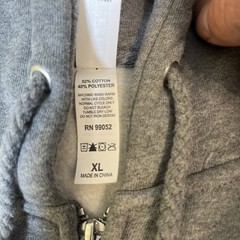 Mr. Zogs Sex Wax Hoodie Mens XL Logo Front Back Full Zip Lined Heavyweight