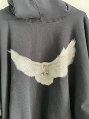 GAP x Yeezy Engineered by Balenciaga Dove Shrunken Hoodie Black Size Medium Men