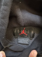 Nike Jordan X Off White Pull Over Hoodie Black Grey Red Virgil Abloh Mens Large