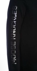 Moose Knuckles Denison Sweatshirt Model #M30MS618292 Black Crew Neck Small Wow!