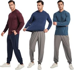 5 Pack Men’S Lightweight Pullover Hooded Tees – Long Sleeve Sweatshirts for Gym,