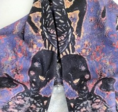 Skeletons Hooded Sweatshirt Size Large With Vibrant Multi-Color Graphic Design