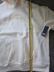 DRJ Essentials Short Sleeve Hoodie Men M Dusty Yellow Streetwear Pullover NWT