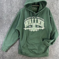 Morgan Wallen One Night At A Time World Tour Hoodie Mens M Green Concert 2023