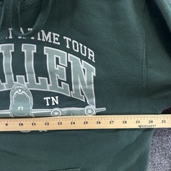 Morgan Wallen One Night At A Time World Tour Hoodie Mens M Green Concert 2023
