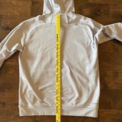 Adidas Climawarm Hoodie Light Gray 100% Polyester Men’s Large NICE!!
