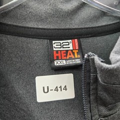 32 Degrees Men Sweatshirt 2XL Gray 1/2 Zip Fleece Mock Neck Pullover NWT