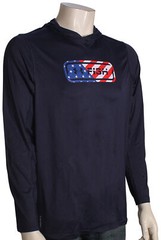 Under Armour UA Fish Pro Freedom Hoody – Midnight Navy / Royal / Red – New