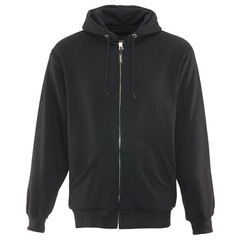 RefrigiWear Thermal Knit Lined Hoodie, Hooded Zip-Up Fleece Sweatshirt