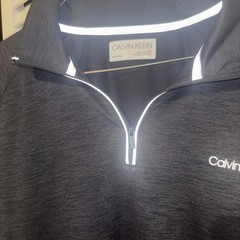 Calvin Klein Men’s Newport Half Zip Breathable Lightweight Sweater Large
