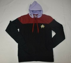 Star Trek Deep Space Nine Mens Red Uniform Costume Hoodie New S, M, 2XL