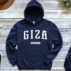 Giza Hoodie | Giza Egypt Pullover Hoodie | Pyramids, Necropolis, Giza Vacation