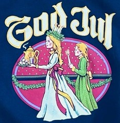 Vintage 90s God Jul Merry Christmas Sweatshirt Scandinavia Lee Heavyweight sz XL