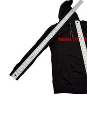 Vtg Triple Five Soul Pullover Hoodie Black Logo Men’s L 555-Soul New York Y2K