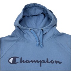Champion Hoodie Sweatshirt Pullover Blue Mens M Athletic EXCELLENT cond.