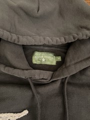 Denim Tears Cut Out Hoodie ‘Charcoal’ Size Small – AUTHENTIC (THIS IS NOT FAKE)