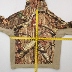 White Water Hoodie Mens Large Brown Camo Fleece Pullover Dream Season Hunting