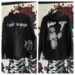 Vlone Pop Smoke Faith King of New York Hoodie Sweatshirt Drill Rap Hip Hop L