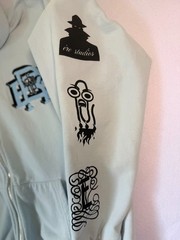 ERE STUDIOS Zip Hoodie Baby Blue Men’s Size M