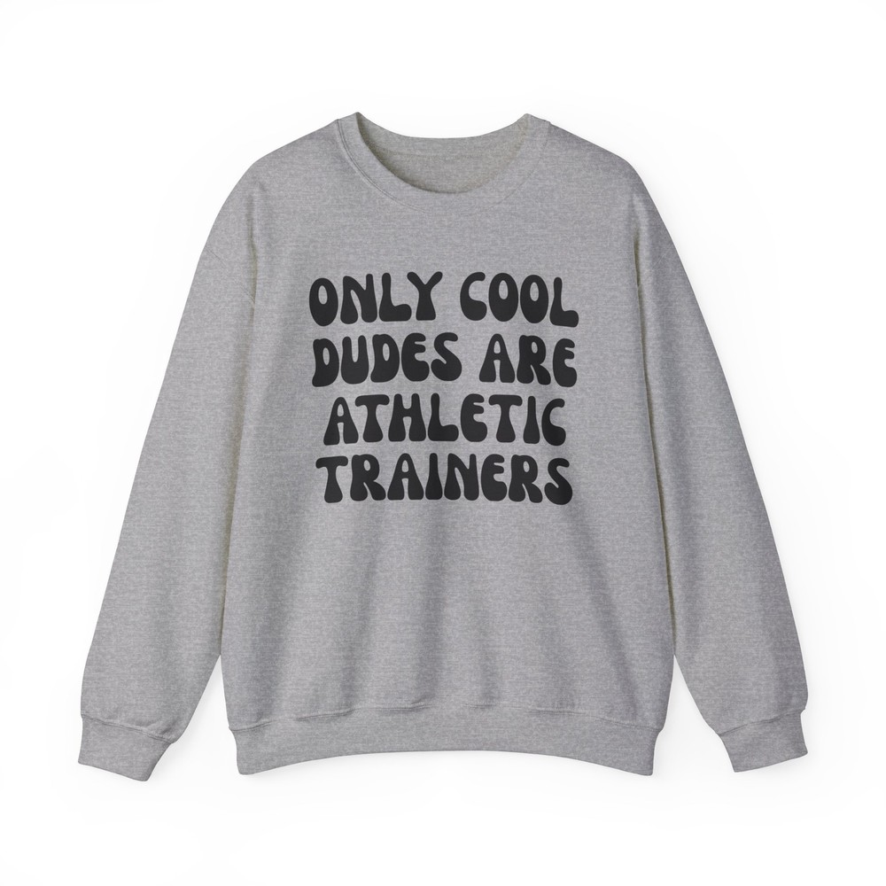 Athletic Trainer Sweatshirt Gifts Crew Neck Shirt Long Men