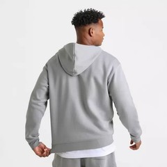 New Balance Athletics Flying NB Logo Full-Zip Mens Hoodie Gray Small NWT