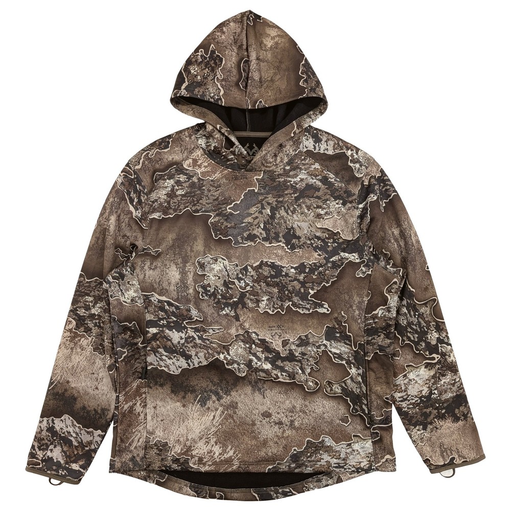 Realtree Mens Excape Camouflage Performance Hunting Hoodie Sweatshirt