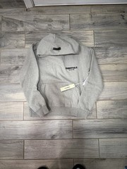 Essentials Dark Oatmeal Hoodie