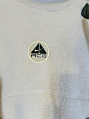 Nike ACG Ninja Fleece Balaclava Hoodie White Vintage USA Sherpa Jacket