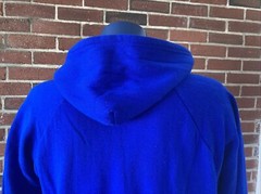 vtg 70s-80s Pine Grove Zip Up Thermal Lined Boxy unisex Hoodie Sweatshirt