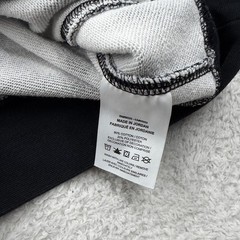 Nike Mens S Black White Abstract Cloud Tie Dye Crewneck Sweatshirt CU4344-010