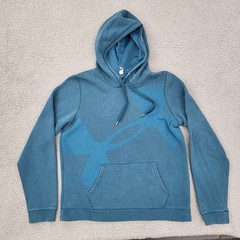 Under Armour All Season Gear Hoodie Mens Medium Blue Graphic Pullover Pockets