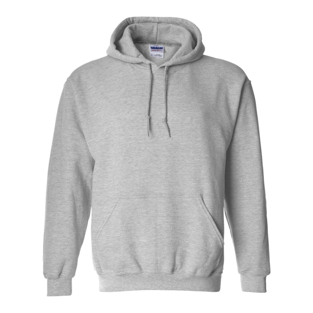 Gildan 18500 Adult Heavy Blend Hooded Sweatshirt Sport Gray
