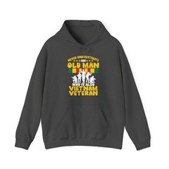 Veteran Hoodie Never Underestimate an Old Man Who Is Also Vietnam Veteran Hoodie