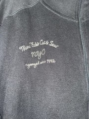 Marc Ecko Black Lightweight Full-Zip Jacket with White Scissors Logo Sz XL